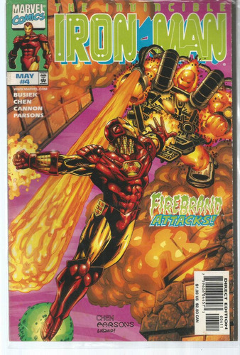 Invincible Iron Man 04 - Marvel - Bonellihq Cx324 G21