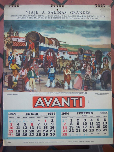 Almanaque 1954, Avanti, Viaje A Salinas Grande