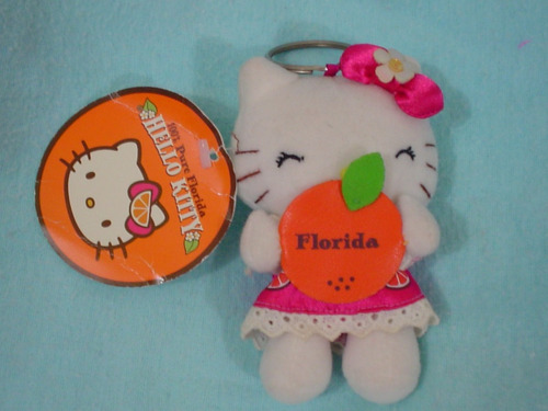 Kitty Llavero Cn Naranja Original Amiga D Batz Maru Chococat