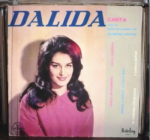 Dalida Lp Canta Con La Orquesta De Raymond Lefevre