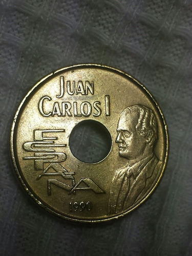 Moneda España 25 Pesetas 1990 Ref/ P 10-25