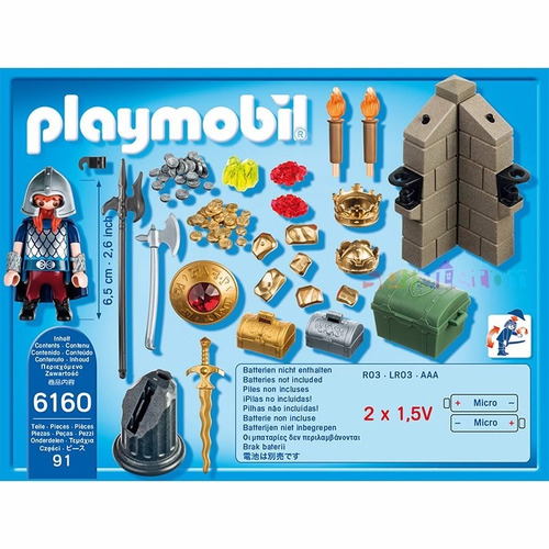 Playmobil 6160 Caballeros Guardian Del Tesoro Mundo Manias