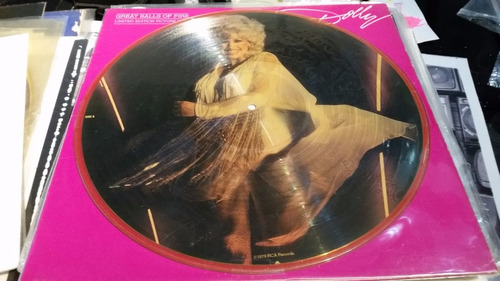Dolly Parton Great Balls Of Fire Vinilo Lp Picture Rareza 79