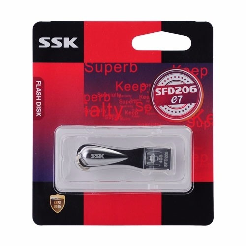 Ssk Memoria Usb Sfd206 16gb Flash Llavero Metal Clip