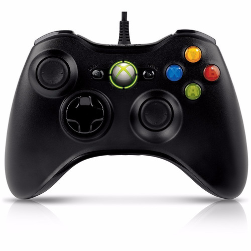 Controle Xbox 360 / P.c Com Fio 100% Original Microsoft