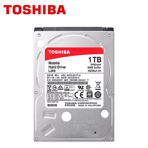 Disco Duro Para Portátil Toshiba 1tb L200