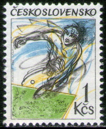 Checoslovaquia Sello Mint Campeonato De Ping-pong Año 1992