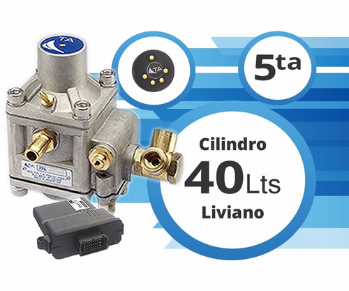 Equipo Gnc 5ta Quinta Generacion Cilindro Liviano Nuevo Gnc