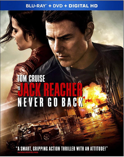 Blu-ray + Dvd Jack Reacher 2 Never Go Back