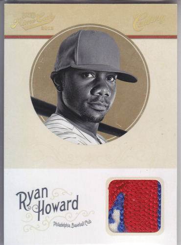 2012 Prime Cuts 3color Patch Ryan Howard 2/25 Phillies