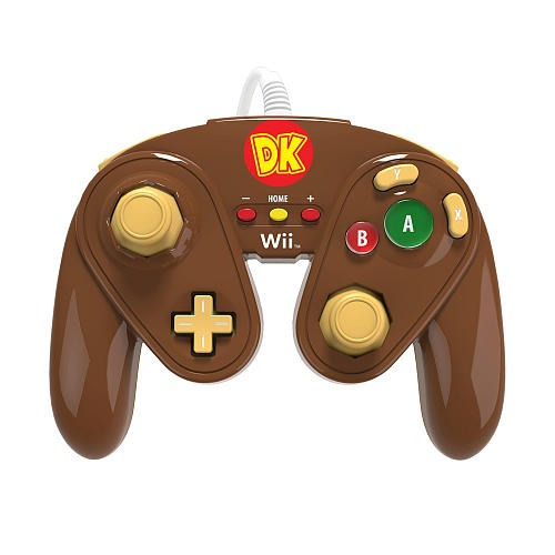 Wired Controller Pad Lucha Para Nintendo Wii U - Donkey Kong