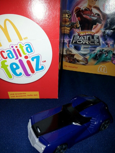 Auto Hotweels Battle Force 5 Juguete Mc Donalds Niños