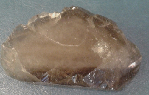 Roca Cristal De Cuarzo Ahumado Fume Biterminado Fantasma