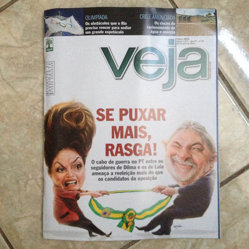Revista Veja 2371 30/4/2014 Guerra Dilma E Lula / Anitta