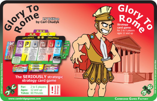 Glory To Rome - Jogo De Cartas Importado Cambridge Games