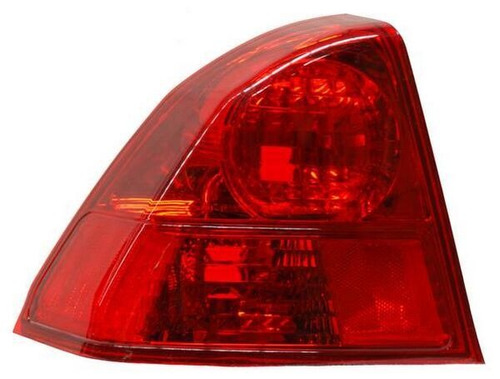 Calavera Honda Civic 2003-2004 4puertas Rojo Ext Derecha