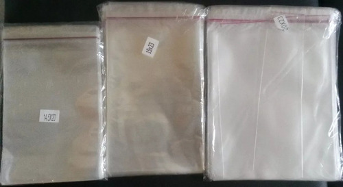 Imagen 4 de 6 de Bolsas De Celofan Con Pega/polipropileno 15*23 -1 Pack 100