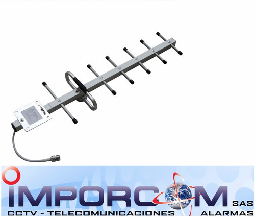 Antena Yagi Para Amplificador Celular 11db 806 A 960 Mhz