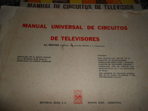 Manual De Circuitos De Television Valvular Y Transitorizado