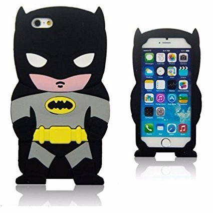 Funda iPhone 6 Protector 3d Goma Silicon Batman Celular