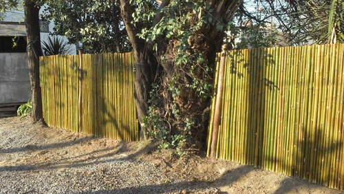 Imagen 4 de 9 de Panel / Cerco De Caña Natural Barnizada X M2 En 18 Cuotas