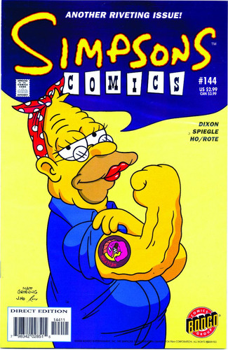 Simpsons Comics  # 144 Bongo Comics. C1