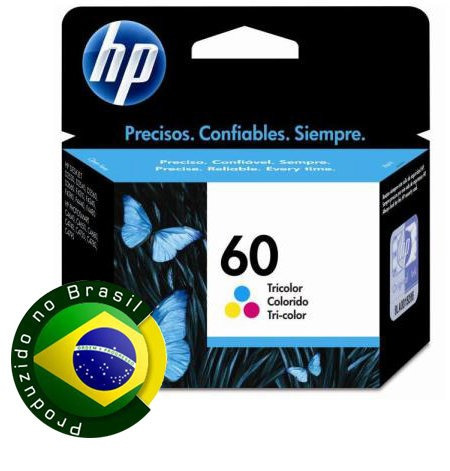 Cartucho De Tinta Hp Suprimentos Cc643wb Hp 60 Tricolor 6,5