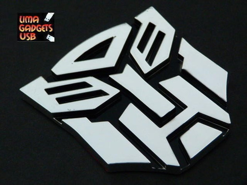 Sticker Cromado Para Carro Moto Laptop Transformer Autobot