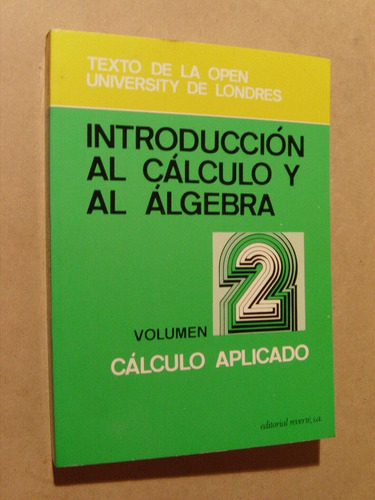 Introduccion Al Calculo Y Algebra, Calculo Aplicado