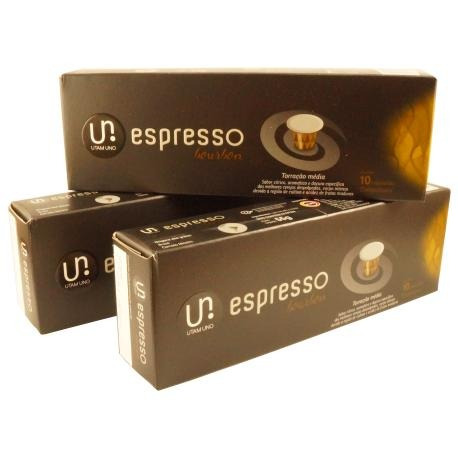 Café Utam Uno - Bourbon - Kit 3 Caixas - 30 Cápsulas