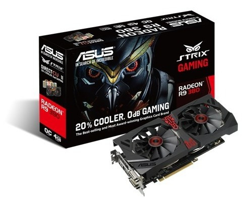 Placa De Video Asus Pci-e Radeon R9 380 4 Gb Ddr5 256 Bits