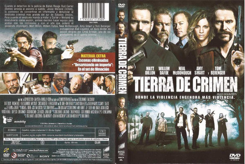 Tierra De Crimen Dvd Bad Country 2014 Matt Dillon Willem Daf