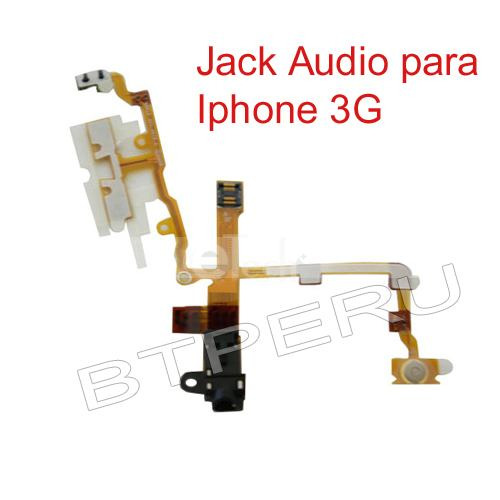 Cable Flex Jack Audio Power Volumen Repuesto Para iPhone 3