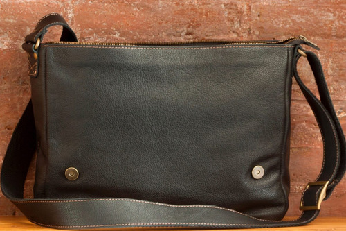 Morral De Cuero 100% Vacuno - Para Hombre - Con Garantía
