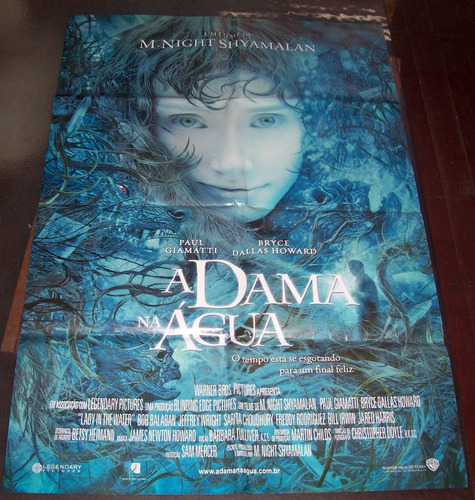 Cartaz/poster Cinema Filme A Dama Na Água - Modelo 1