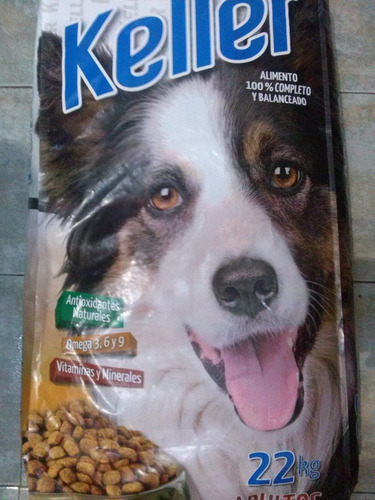 Alimento Keller Para Perros Adultos  22kg+snack+envio Gratis