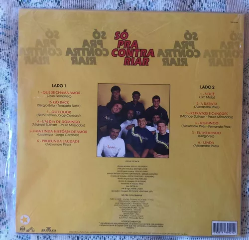 Lp Vinil Só Pra Contrariar - 1993