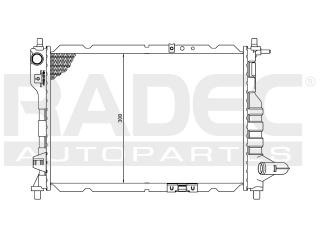 Radiador Pontiac Matiz 2008-2009-2010 L4 1.0lts Estandar