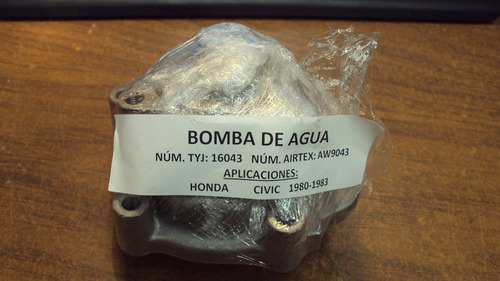 Bomba De Agua Aw9043 Ó 16043 Honda Civic 1980-1983