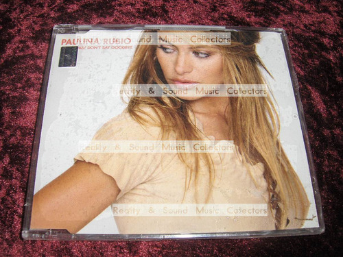 Paulina Rubio Si Tu Te Vas Remixes Cd Ex De Coleccion