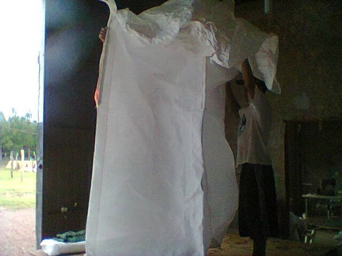 Big Bags Lavados E Higienizados Totalmente Branco Grande