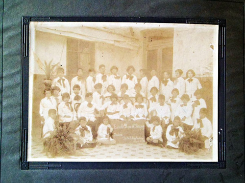 Antigua Fotografia Escuela Republica Paraguay Año 1928