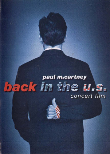 Dvd Paul Mc'cartney - Back In The U.s. - Concert Film