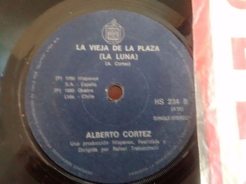 Vinilo  Single De Alberto Cortez - Esperandome ( R145