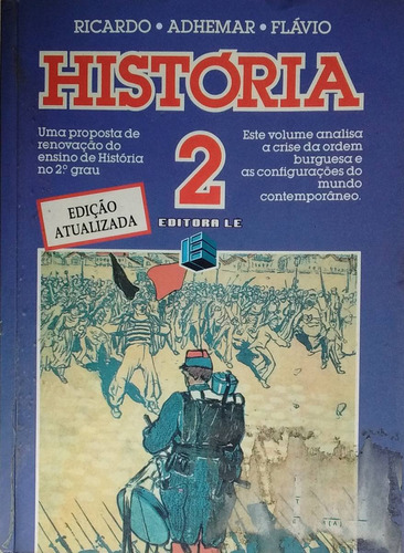 Livro Hstória 2 E Médio Vestibular Ricardo Adhemar E Flavio