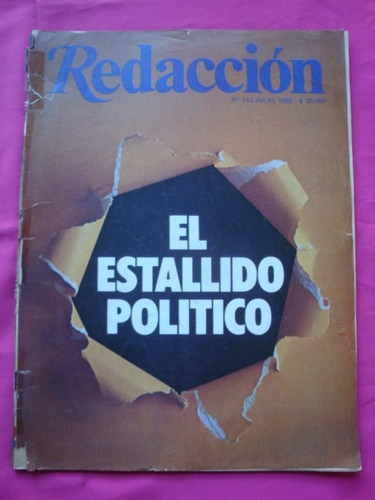 Revista Redaccion N° 113 82´ Estallido Politico, Suplemento