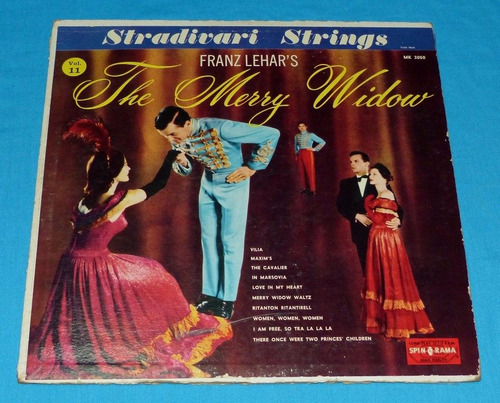 The Merry Widow Franz Lehar Stradivari Strings Lp Vinilo Usa