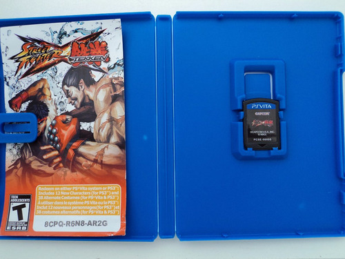 Jogo Psvita - Street Fighter Vs Tekken - 12x Sem Juros!!!