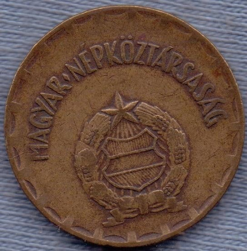 Imagen 2 de 2 de Hungria 2 Forint 1974 * Republica Del Pueblo *