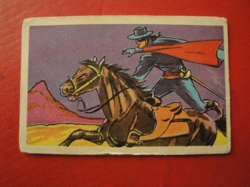 Figuritas El Zorro Año 1972 Nº66